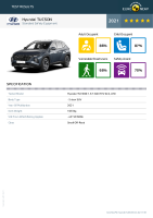 Hyundai Tuscon -EURONCAP-2021-report